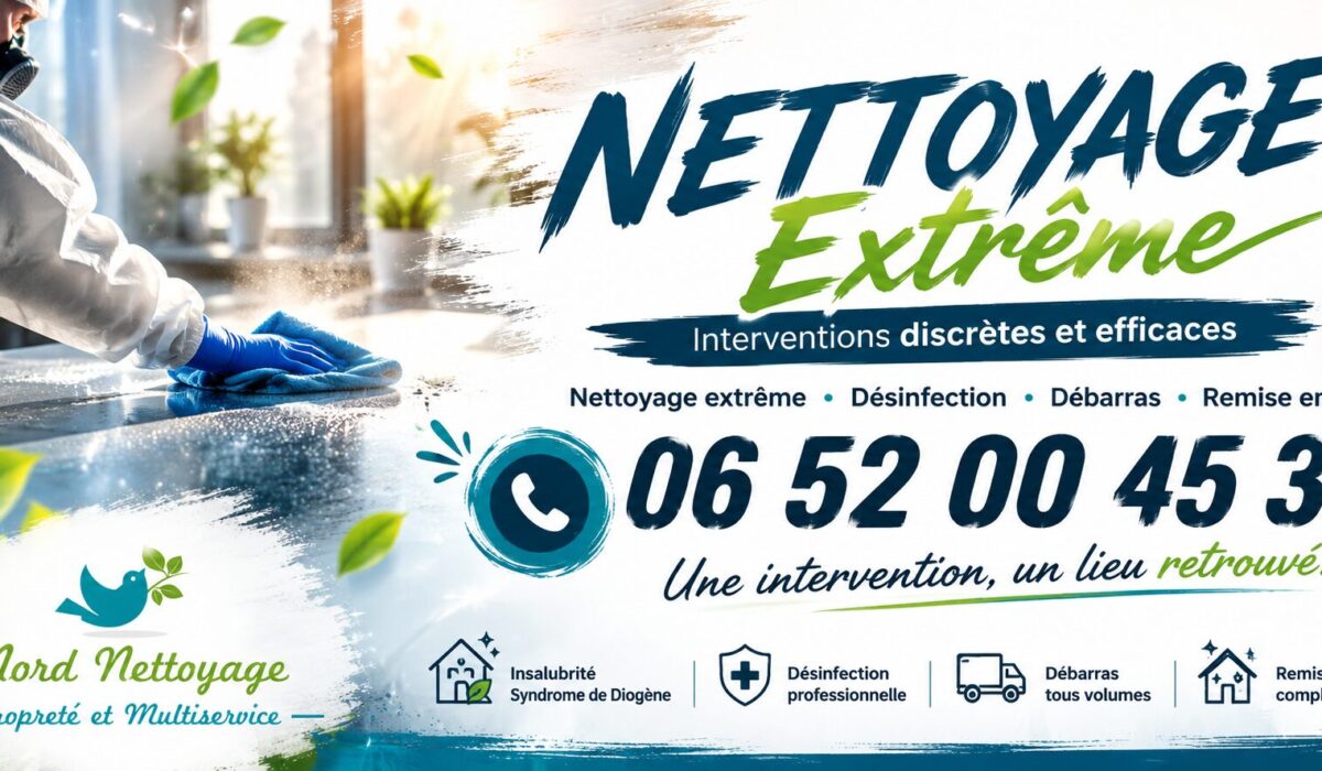 Nettoyage extrême à Vallon-Pont-d’Arc : remise en état, désinfection et débarras de logements insalubres