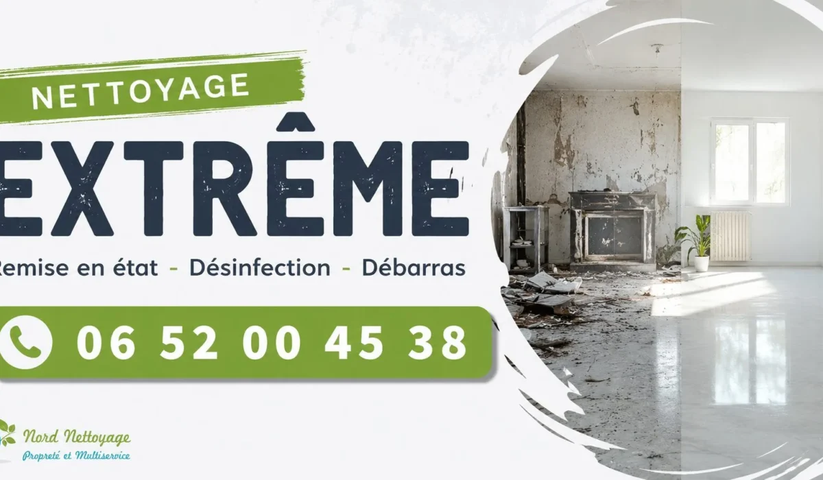Vaujours : nos prestations de nettoyage extrême