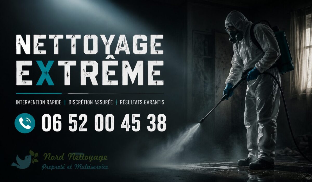 Nettoyage extrême à Vaulnaveys-le-Haut réalisé par Nord Nettoyage avec intervention rapide pour logements insalubres, syndrome de Diogène et après sinistre.