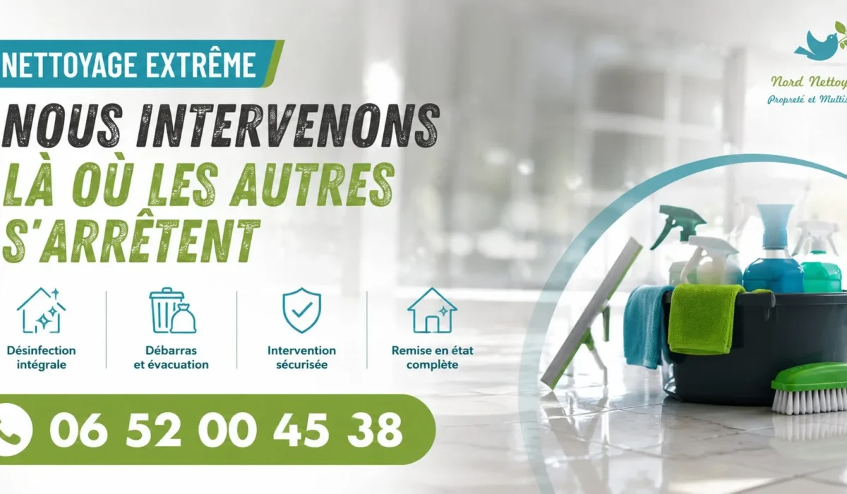 Venette : nos prestations de nettoyage extrême