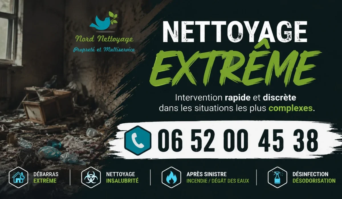 Verberie : nos prestations de nettoyage extrême