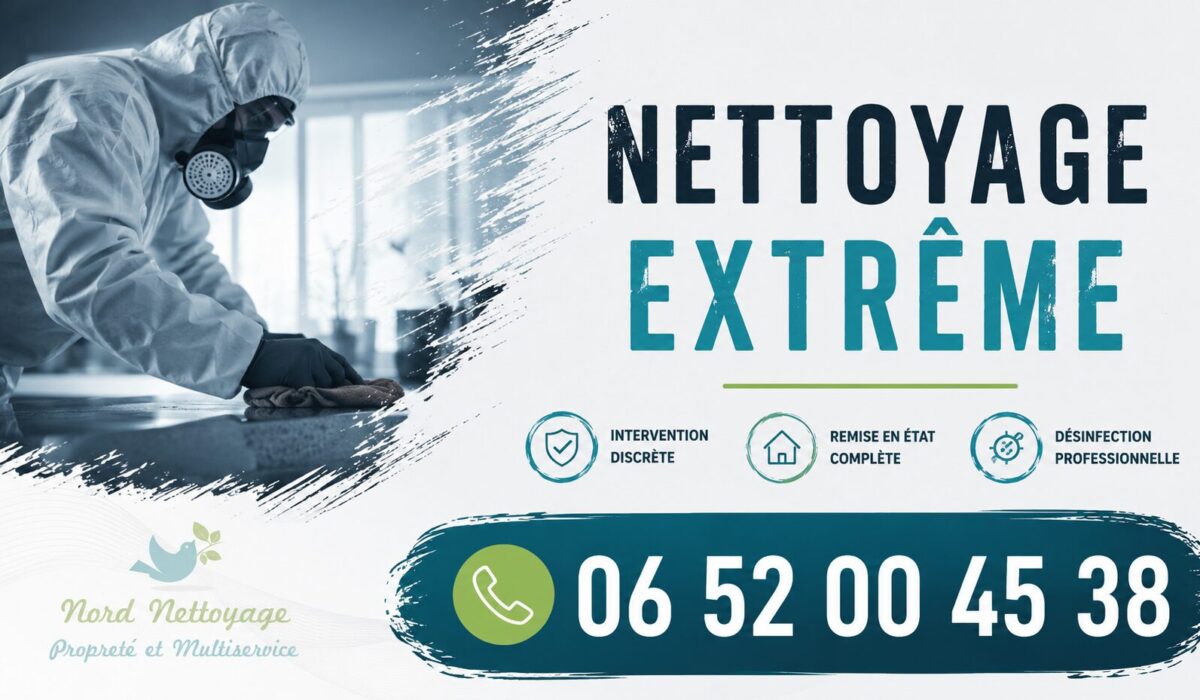 Intervention de nettoyage extrême à Versailles avec désinfection, débarras et remise en état complète des logements très dégradés.