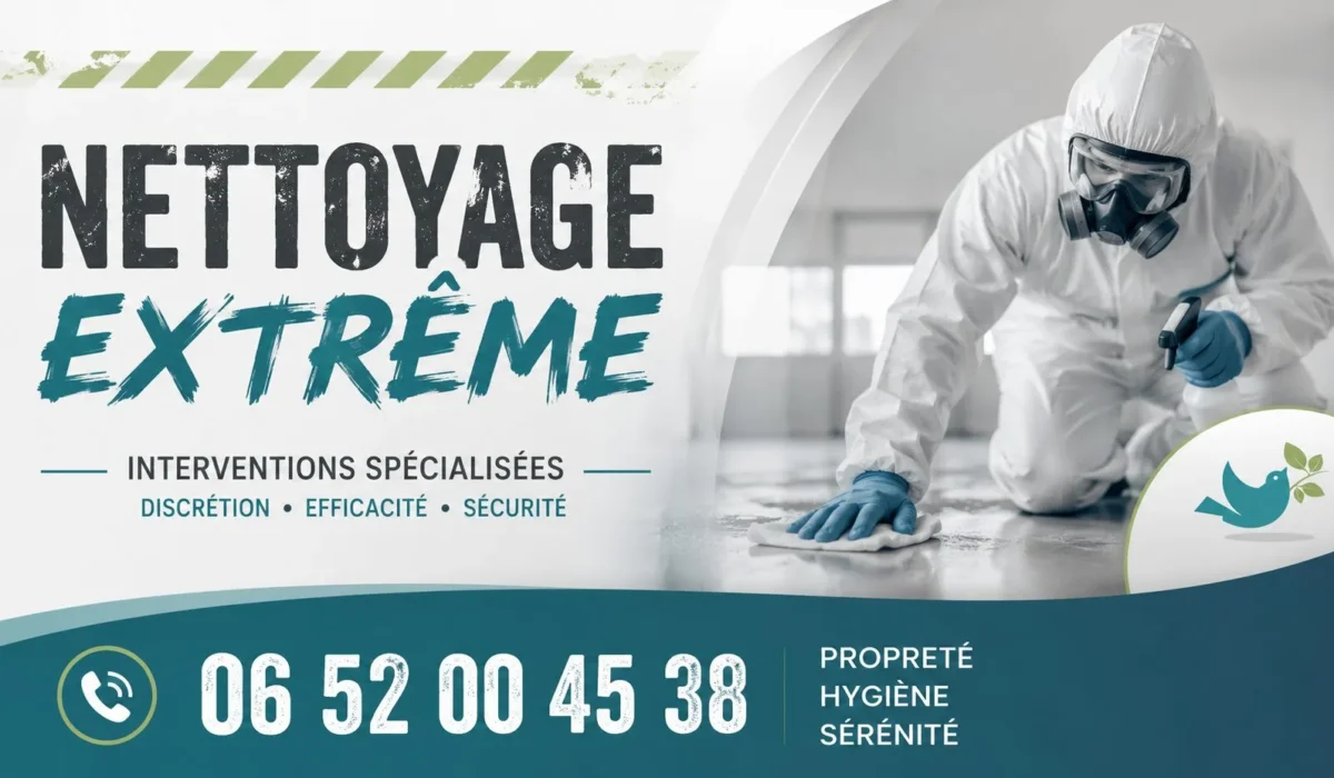 Vert-le-Grand : nos prestations de nettoyage extrême