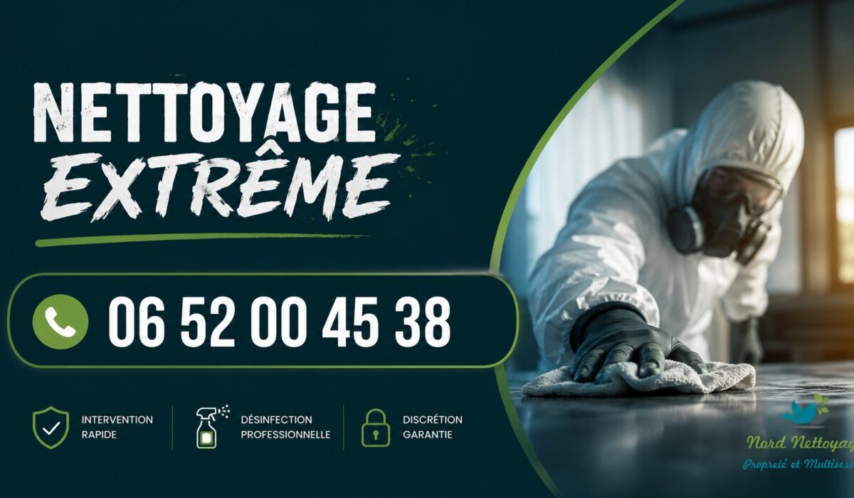 Nettoyage extrême à Veyre-Monton avec intervention rapide pour logements insalubres, après sinistre, syndrome de Diogène et remise en état.