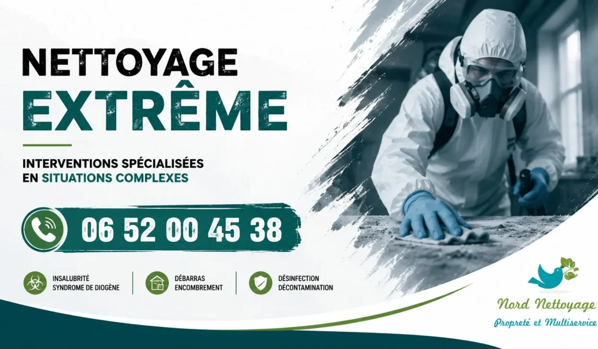Vieux-Condé : nos prestations de nettoyage extrême