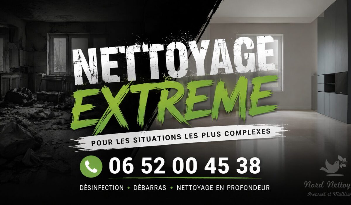 Nettoyage extrême à Villeparisis avec remise en état complète de logements insalubres, après sinistre, syndrome de Diogène et débarras.
