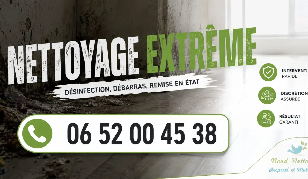Villers-Saint-Paul : nos prestations de nettoyage extrême