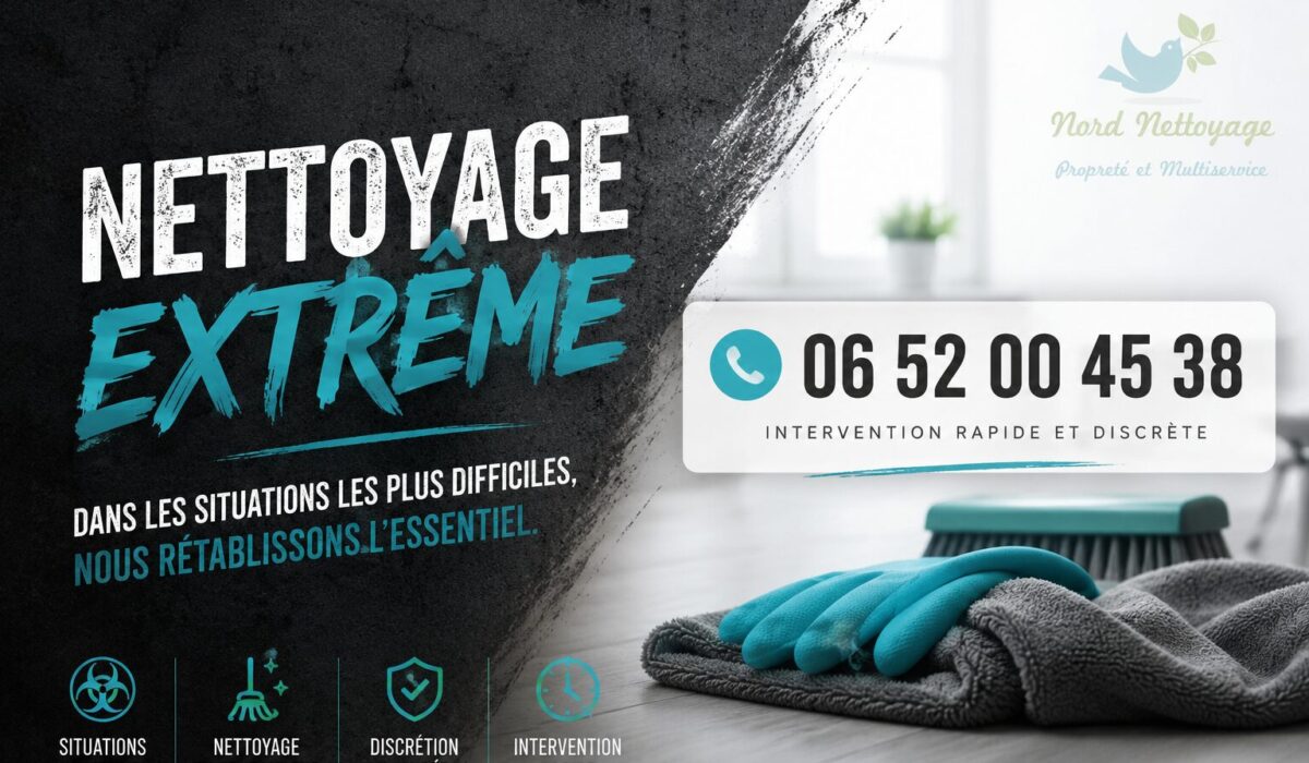 Techniciens spécialisés en nettoyage extrême à Villetaneuse avec service de désinfection, débarras et remise en état des logements insalubres.