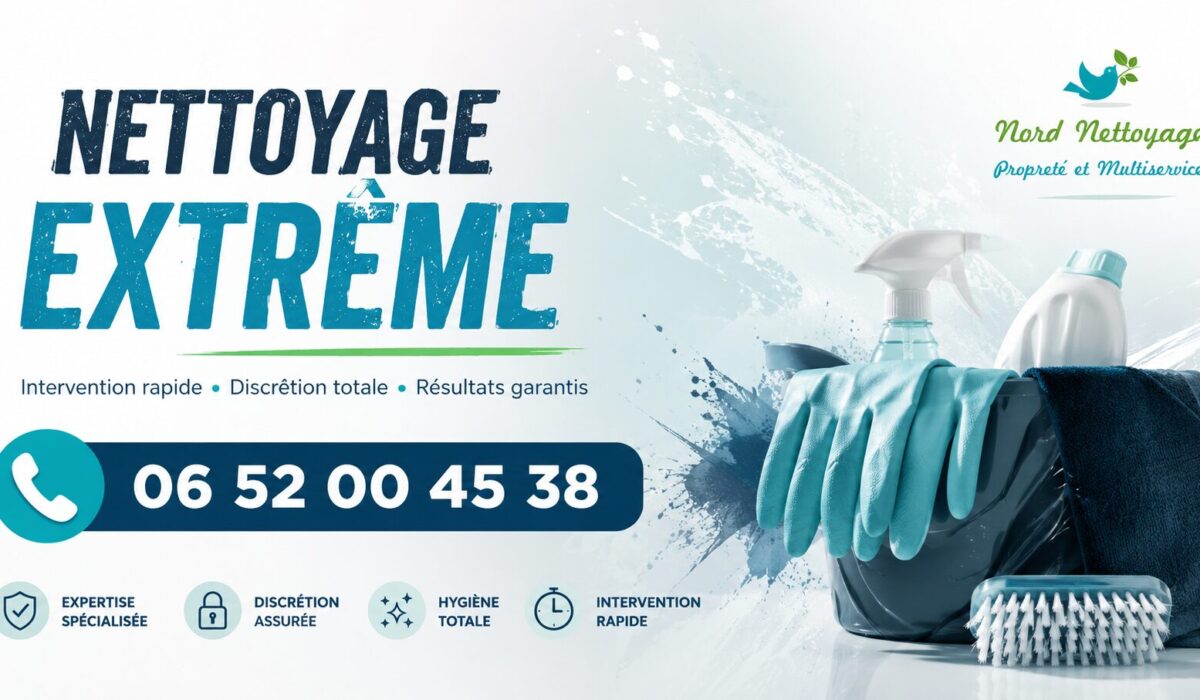 Nettoyage extrême à Villiers-sur-Marne avec intervention rapide, désinfection complète et remise en état de logements insalubres.