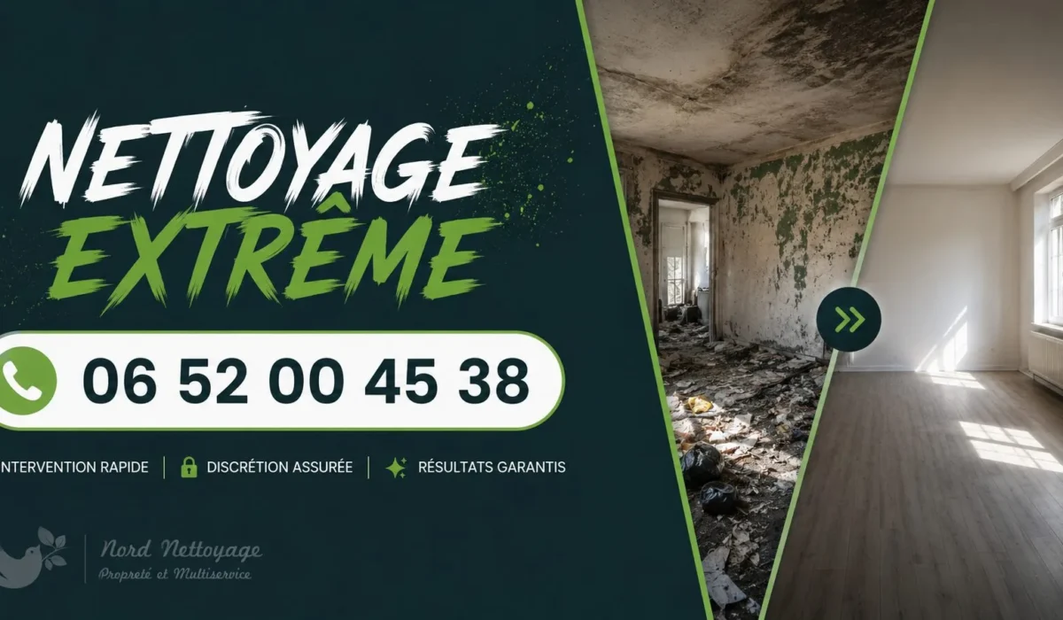 Vimy : nos prestations de nettoyage extrême