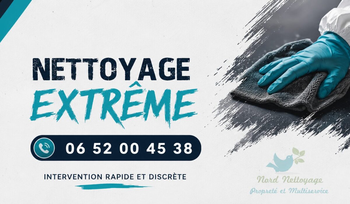 Intervention de nettoyage extrême à Viroflay avec désinfection complète et remise en état des lieux insalubres