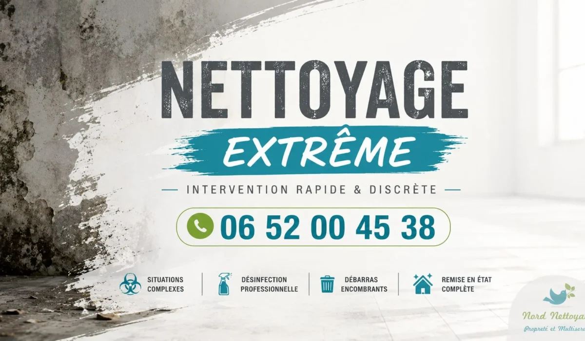 Vitry-en-Artois : nos prestations de nettoyage extrême
