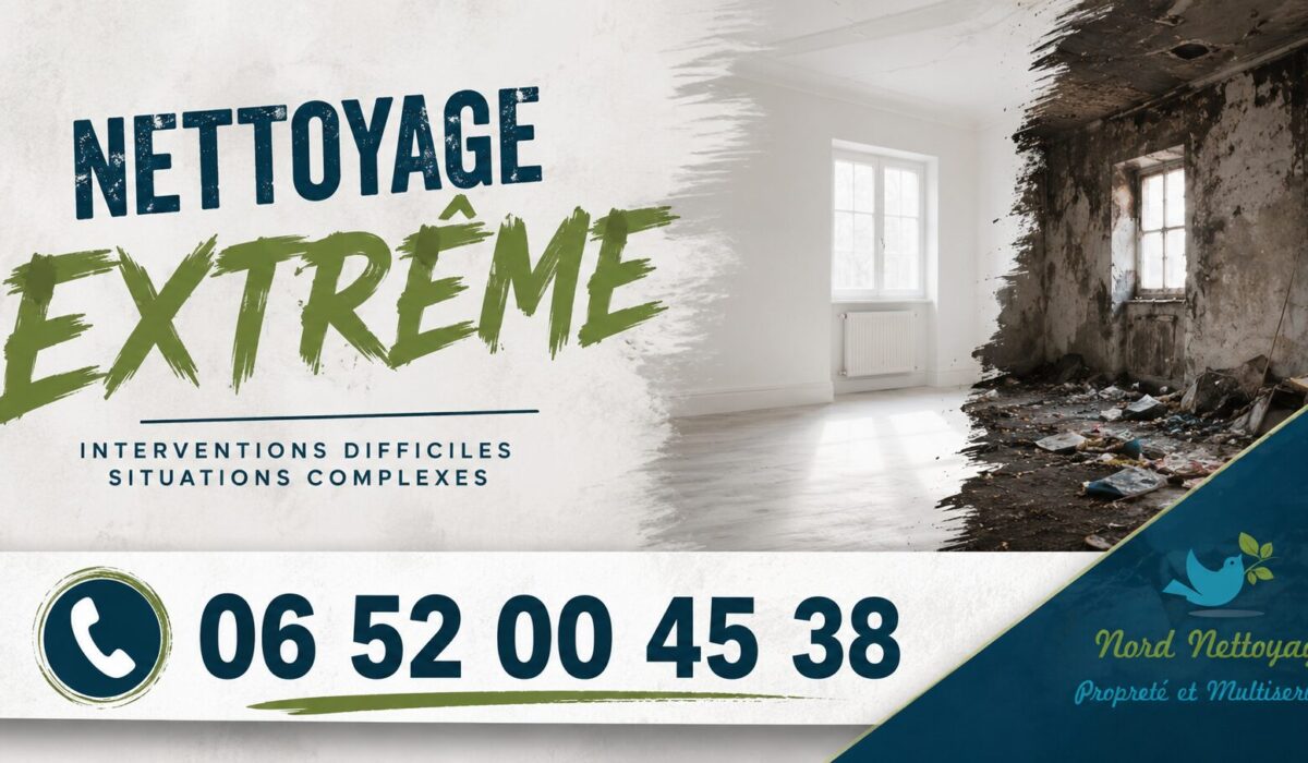 Intervention de nettoyage extrême à Viviers dans un logement insalubre avec désinfection et remise en état.