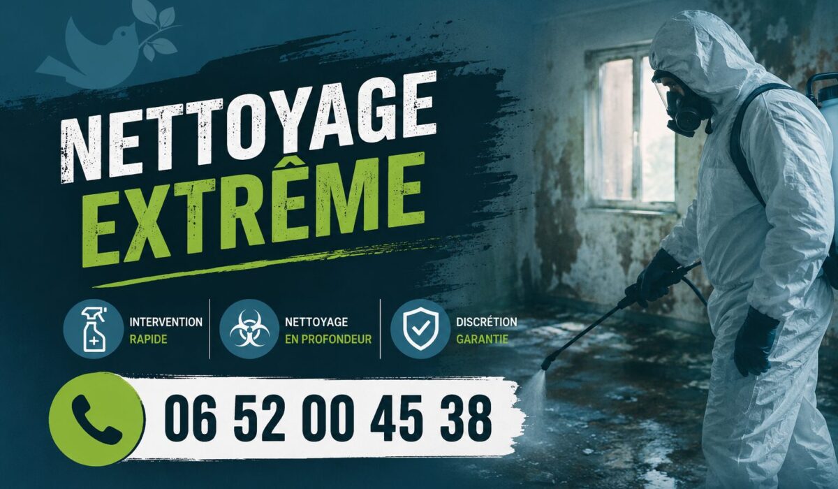 Nettoyage extrême à Vonnas réalisé par des professionnels pour l'assainissement et la remise en état de logements insalubres.