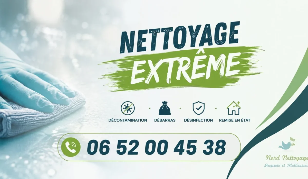 Wambrechies : nos prestations de nettoyage extrême