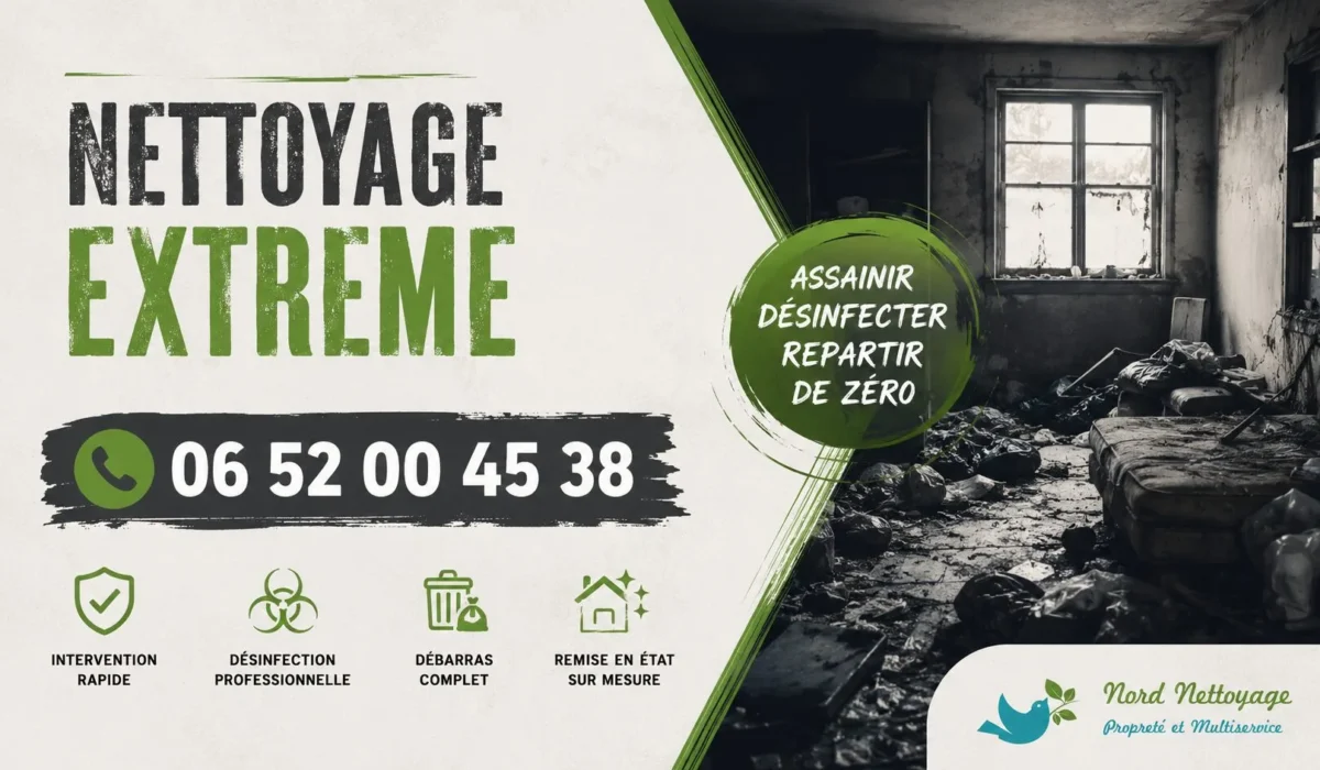 Wignehies : nos prestations de nettoyage extrême