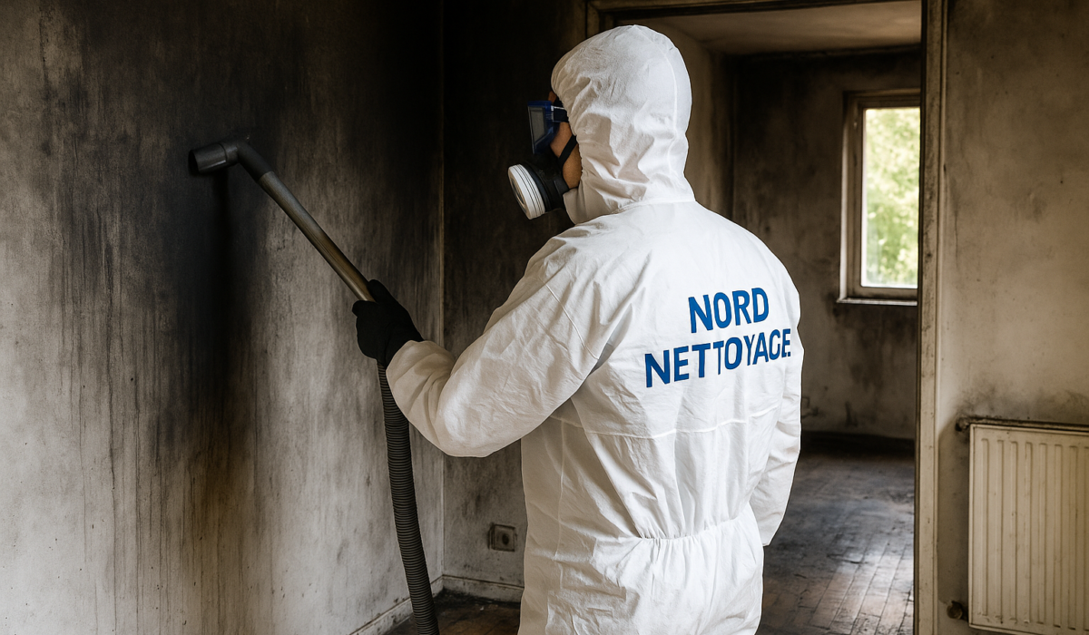 Locaux professionnels sinistrés nettoyés par NORD NETTOYAGE dans les Hauts-de-Seine