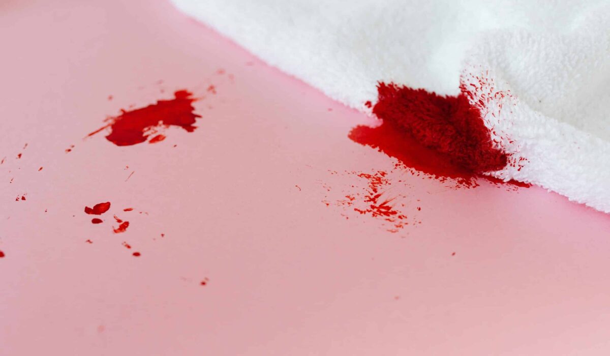 nettoyage maison sang