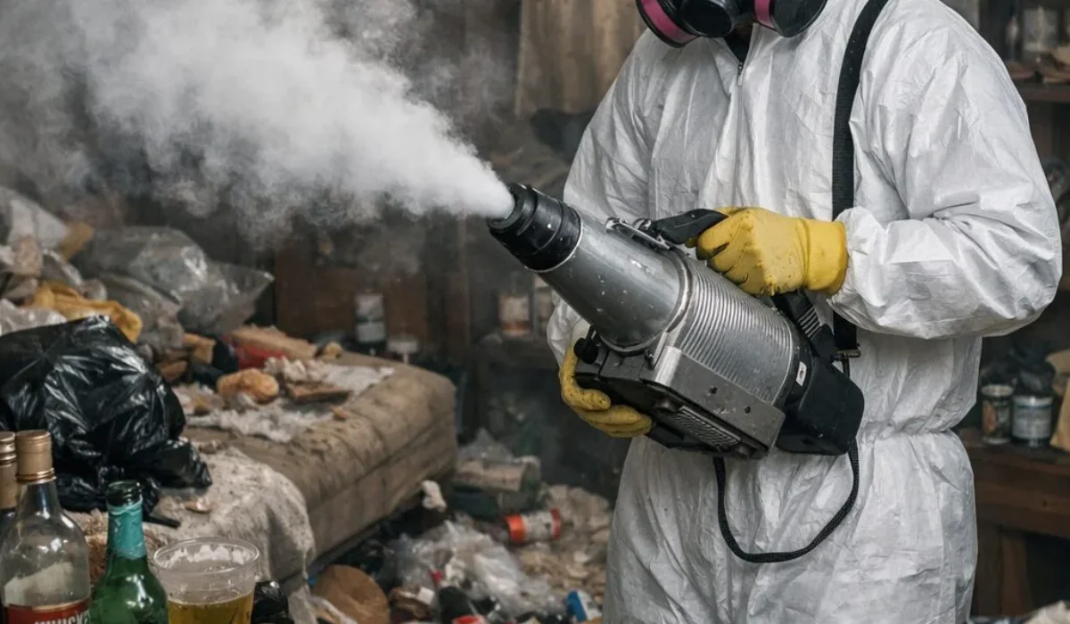 Comment traiter des odeurs complexes dans ce contexte (alcool, urine, renfermé, déchets) ?