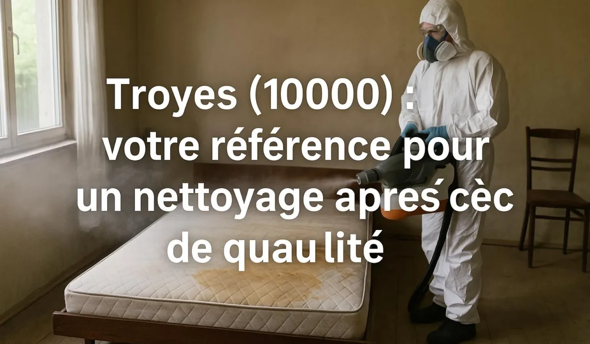 Troyes (10000) : votre référence pour un nettoyage après décès de qualité